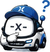 CAR-X-WEBのキャラクター（考えるポーズ）