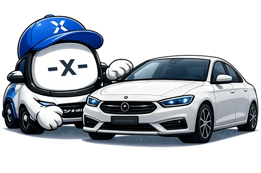 CAR-X-WEBのキャラクターと車